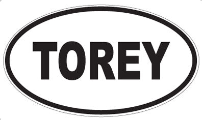 TOREY - Oval Sticker
