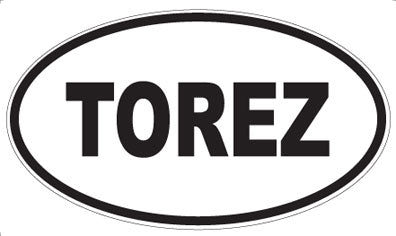 TOREZ - Oval Sticker