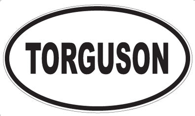 TORGUSON - Oval Sticker
