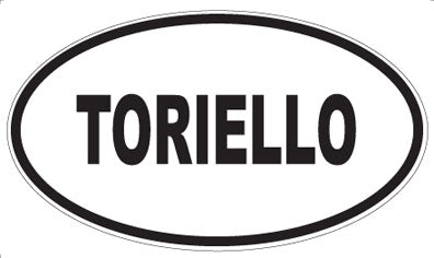 TORIELLO - Oval Magnet