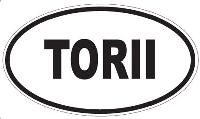 TORII - Oval Sticker