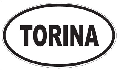 TORINA - Oval Magnet
