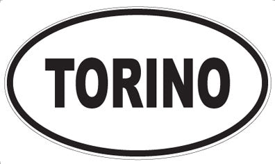 TORINO - Oval Magnet