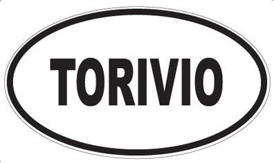 TORIVIO - Oval Magnet