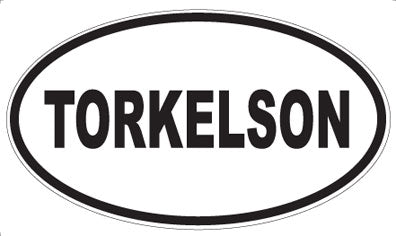 TORKELSON - Oval Magnet