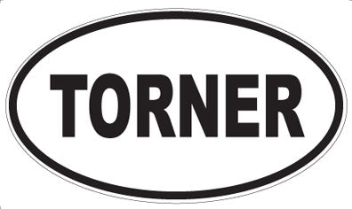 TORNER - Oval Sticker