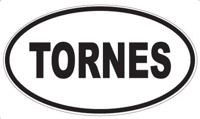TORNES - Oval Magnet