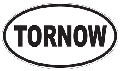 TORNOW - Oval Sticker