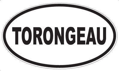 TORONGEAU - Oval Sticker