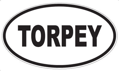 TORPEY - Oval Magnet
