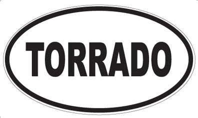 TORRADO - Oval Sticker
