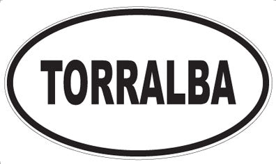 TORRALBA - Oval Magnet