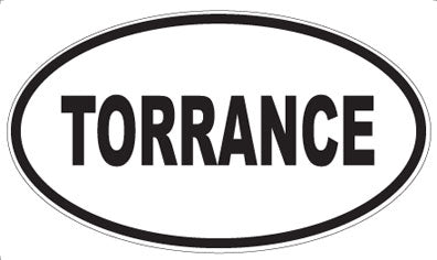 TORRANCE - Oval Sticker