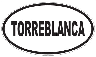 TORREBLANCA - Oval Magnet