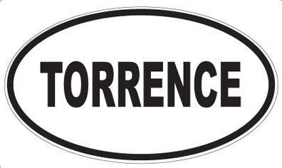 TORRENCE - Oval Sticker