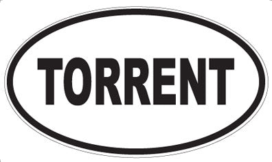 TORRENT - Oval Sticker