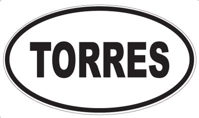 TORRES - Oval Magnet