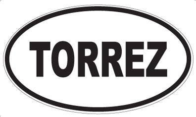 TORREZ - Oval Magnet
