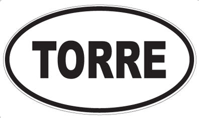 TORRE - Oval Magnet