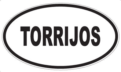 TORRIJOS - Oval Sticker