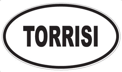 TORRISI - Oval Sticker