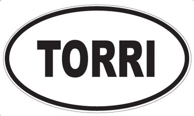 TORRI - Oval Magnet
