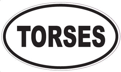TORSES - Oval Sticker