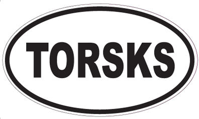 TORSKS - Oval Sticker