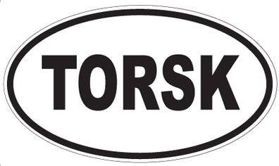 TORSK - Oval Magnet