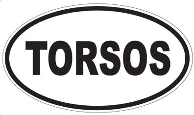 TORSOS - Oval Sticker