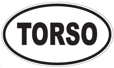 TORSO - Oval Magnet