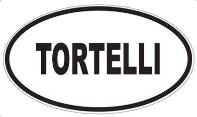 TORTELLI - Oval Sticker