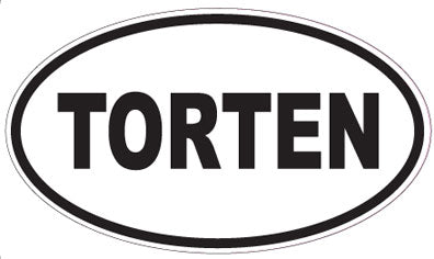 TORTEN - Oval Sticker