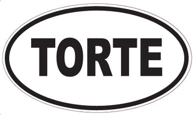 TORTE - Oval Magnet