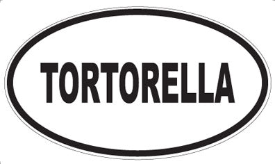 TORTORELLA - Oval Sticker