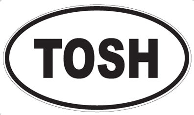 TOSH - Oval Magnet