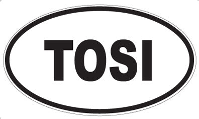 TOSI - Oval Magnet