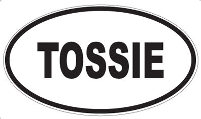TOSSIE - Oval Magnet