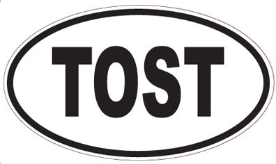 TOST - Oval Sticker