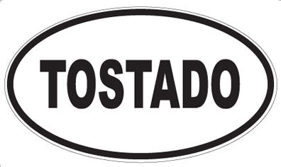 TOSTADO - Oval Magnet