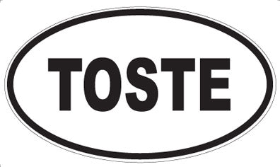 TOSTE - Oval Sticker
