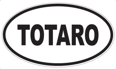 TOTARO - Oval Magnet