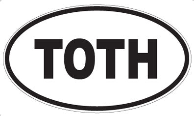 TOTH - Oval Sticker