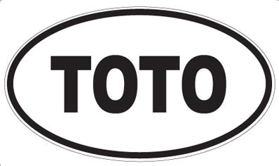 TOTO - Oval Magnet