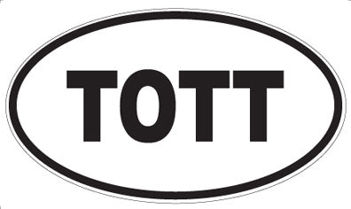 TOTT - Oval Magnet