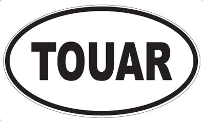 TOUAR - Oval Sticker