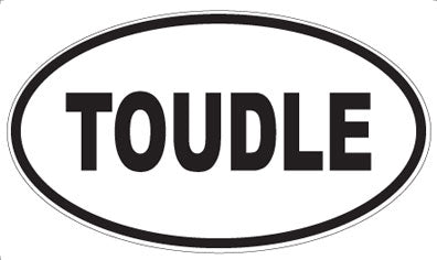TOUDLE - Oval Sticker