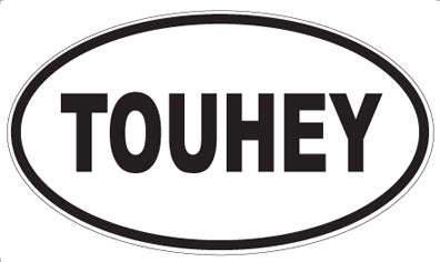 TOUHEY - Oval Magnet