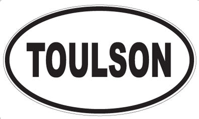 TOULSON - Oval Magnet