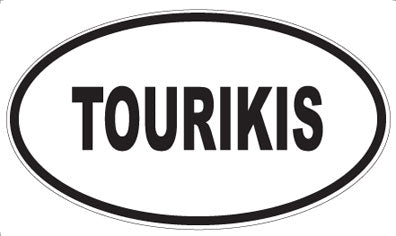 TOURIKIS - Oval Magnet